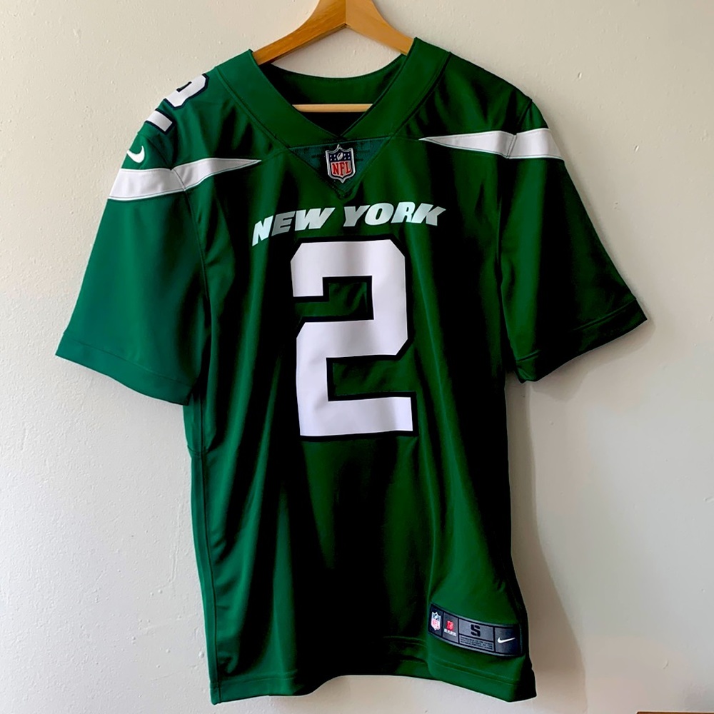 NY JETS - NWT - Mens SM - NFL Nike Official Zach Wilson Jersey